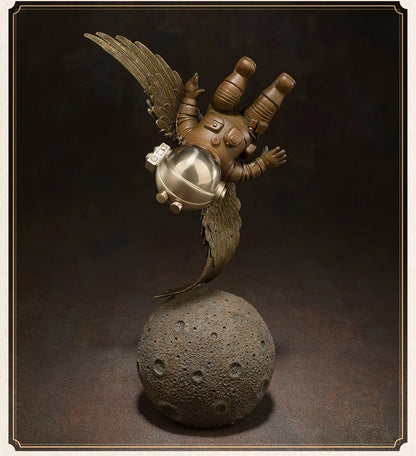 TOP COOL High grade bronze carving Dreaming Of Space space flight Scientific exploration ART home office TOP Decorative art A02