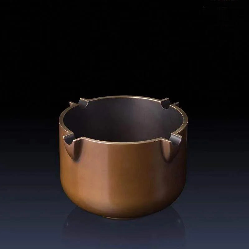 TOP COOL High grade luxury GOOD LUCK Royal brass Ashtray statue HOME company office business BEST MALE MEN birthday GIFT