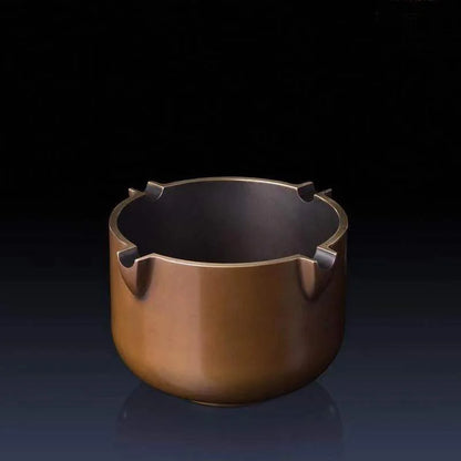 TOP COOL High grade luxury GOOD LUCK Royal brass Ashtray statue HOME company office business BEST MALE MEN birthday GIFT