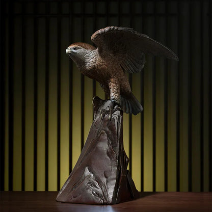 TOP COOL Lage 2023 Limited edition high grade Good LUCK Spiritual powerful eagle bronze Sculpture Home office Decor ART statue