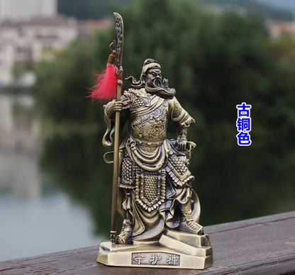 TOP COOL - OFFICE SHOP CAR Money Drawing Martial God of wealth Guan gong Guan di FENG SHUI statue-Safe Talisman Protection