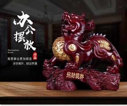 TOP Deco statue HOME Store company Recruit money ZHAO CAI GOOD luck Fortune PIXIU Dragon business Prosperity FENG SHUI talisman