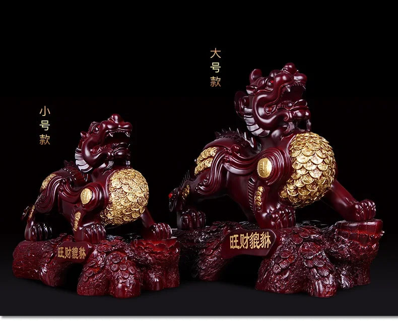 TOP Deco statue HOME Store company Recruit money ZHAO CAI GOOD luck Fortune PIXIU Dragon business Prosperity FENG SHUI talisman