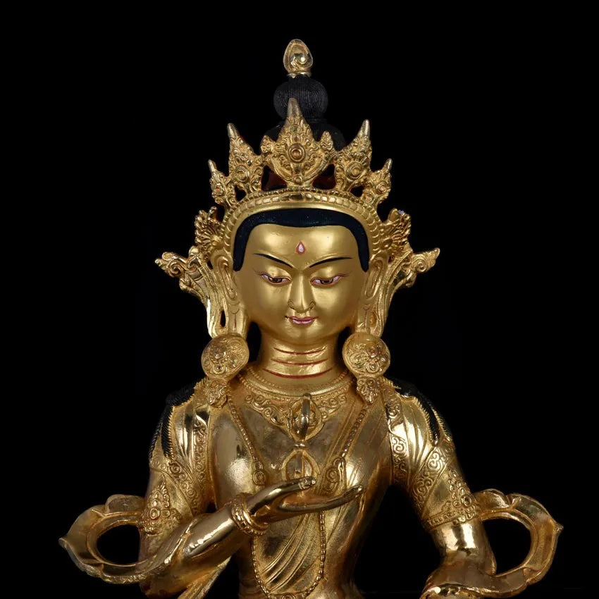 TOP GOOD  Buddha # HOME Talisman efficacious Protection # Tibetan Buddhism the Buddha Vajrasattva Gilding brass statue 48 CM