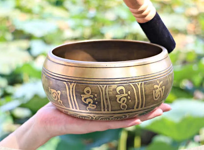 TOP GOOD  Buddhist articles # Practice of Tantric ritual # Tibetan Nepal brass Buddha statue practice Buddhism sound bowl