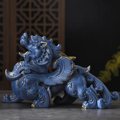 TOP GOOD family home Shop thriving business money Exorcise evil spirits GOOD LUCK FENG SHUI brass dragon PI XIU Ornament