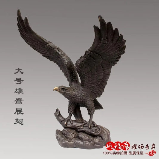 TOP GOOD home LIVING ROOM TOP Decor ART FENG SHUI- Mascot lucky CBronze statue Decoration