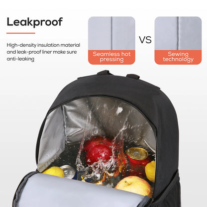 TOURIT 30L Thermal Backpack Cooler bag for drinks Insulated Bag Travel Beach Beer Leak-proof Food lunch Bags Portable Coolers