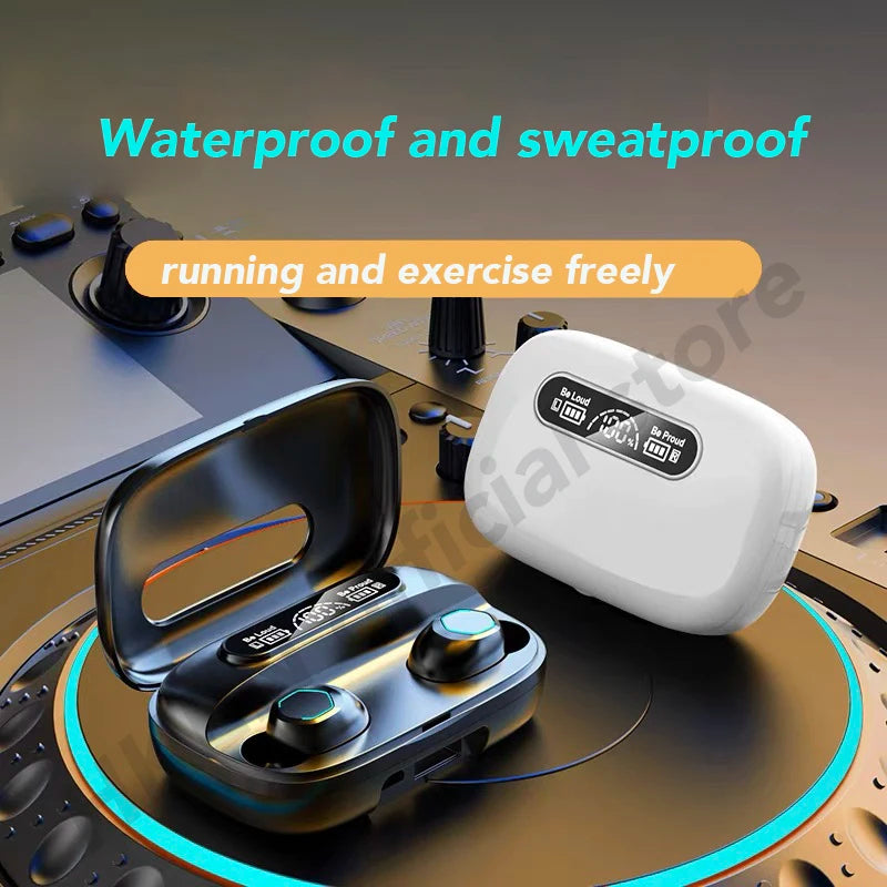 TWS Earbuds Bluetooth Earphones Hifi Sound Wireless Headphones Running Sports Headsets with mic for All Smart Phone