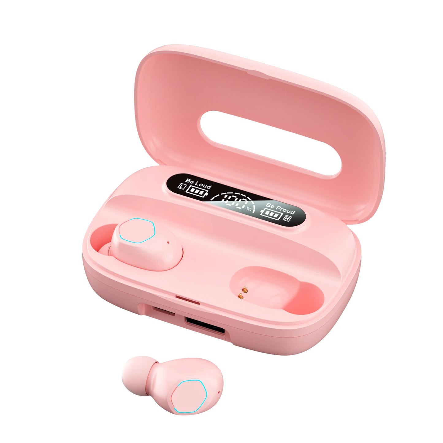 TWS Earbuds Bluetooth Earphones Hifi Sound Wireless Headphones Running Sports Headsets with mic for All Smart Phone