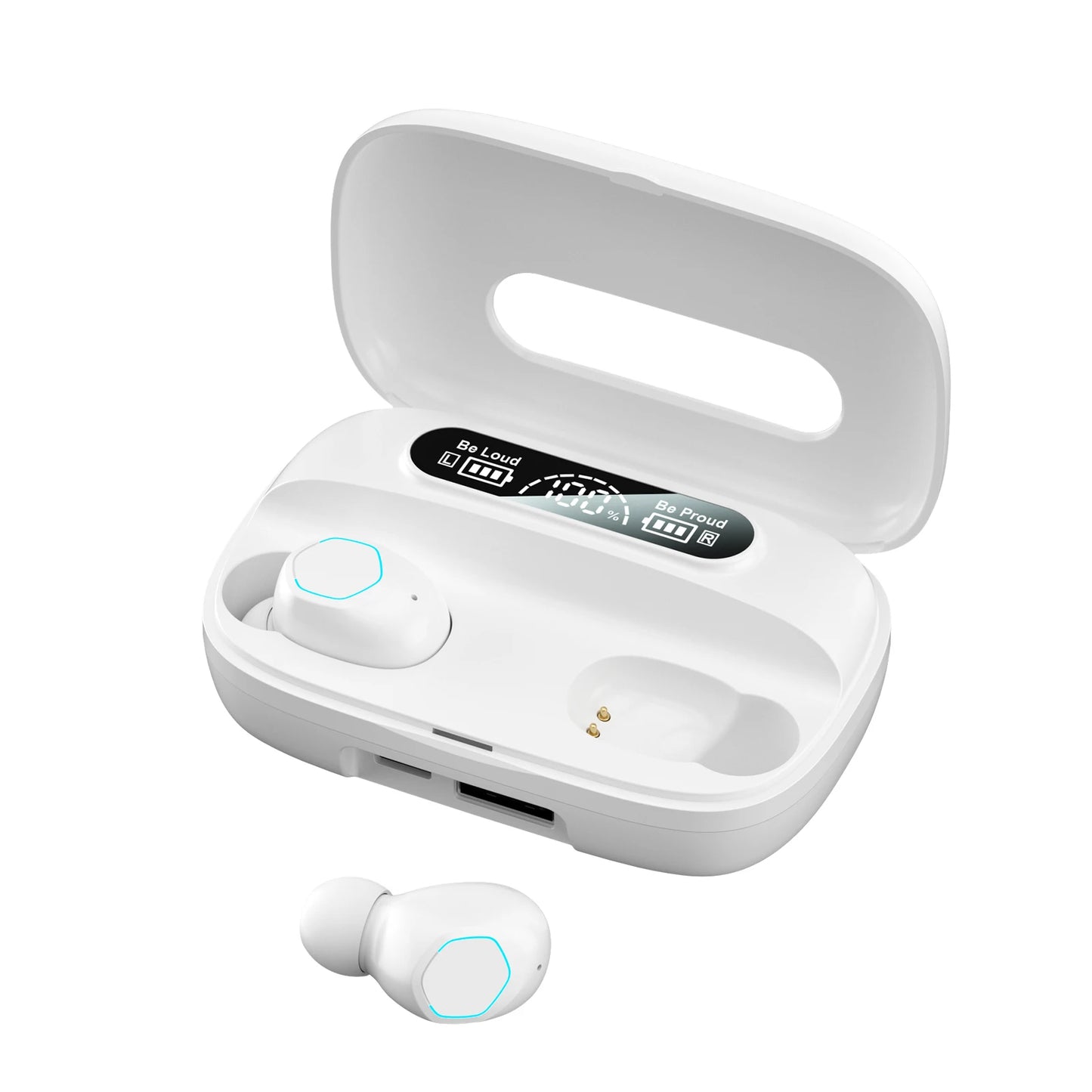 TWS Earbuds Bluetooth Earphones Hifi Sound Wireless Headphones Running Sports Headsets with mic for All Smart Phone