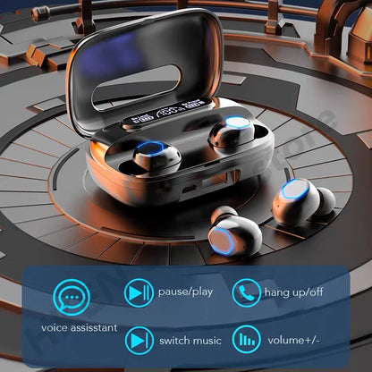 TWS Earbuds Bluetooth Earphones Hifi Sound Wireless Headphones Running Sports Headsets with mic for All Smart Phone
