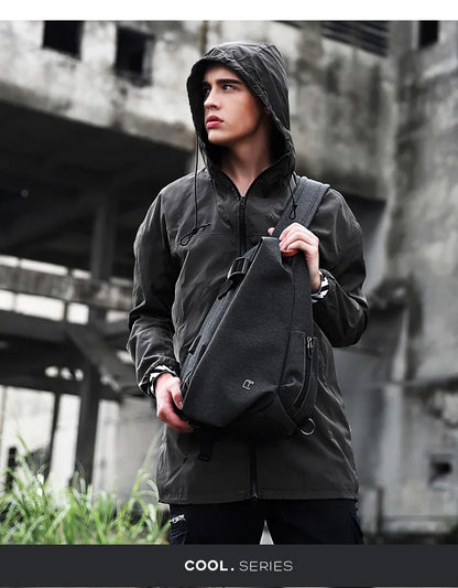 Tablet bag Large-capacity Shoulder Bag Functional Messenger Bag Motorcycle Backpack Tide Brand Chest Bags