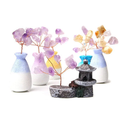 Tabletop Flower Arrangement Mini Vase Micro Landscape Bonsai Decoration Desktop Creative Trinket Home Accessories Figurines