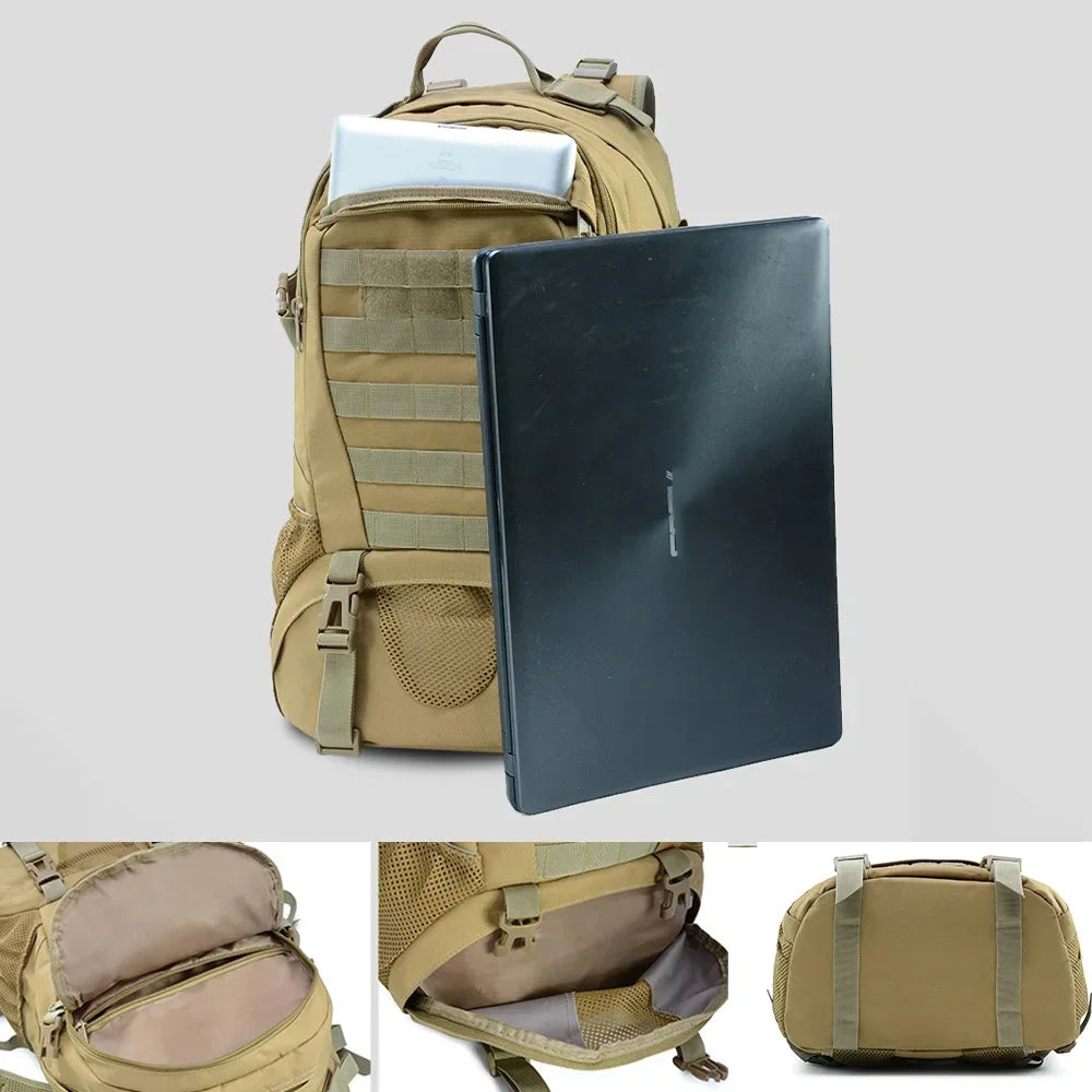 Tactical Backpack Oxford Cloth Waterproof Large Capacity Outdoor Sports Hiking Bag Cycling Hiking Travelling