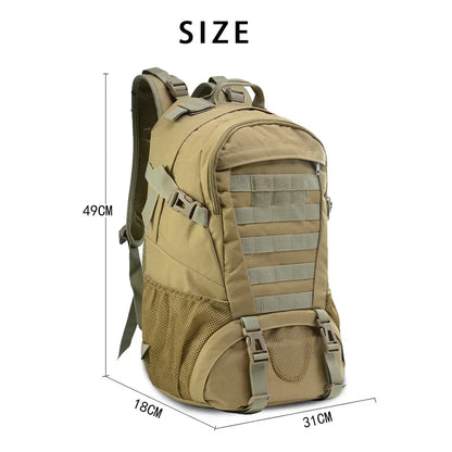 Tactical Backpack Oxford Cloth Waterproof Large Capacity Outdoor Sports Hiking Bag Cycling Hiking Travelling