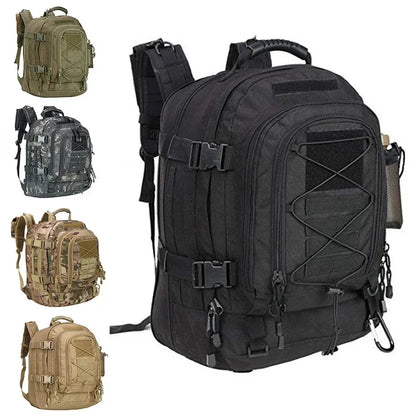 Tactical Backpack Waterproof Multifunction Large-capacity Travel Bag Outdoor Mountaineering Hiking Fishing Trekking Bag