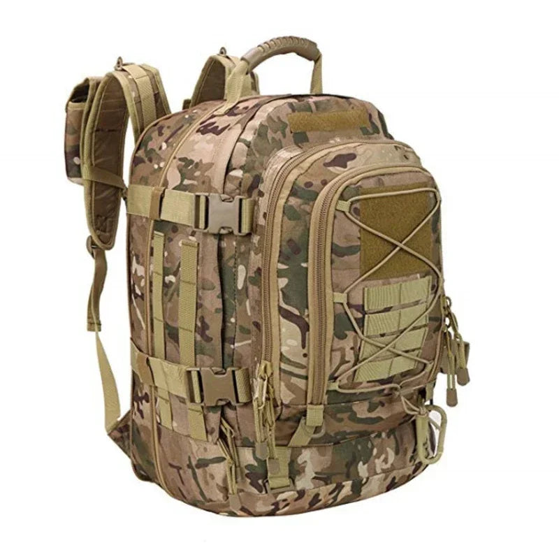 Tactical Backpack Waterproof Multifunction Large-capacity Travel Bag Outdoor Mountaineering Hiking Fishing Trekking Bag