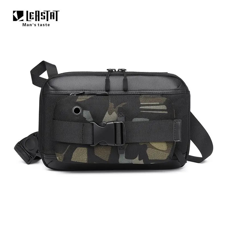 Tactical Crossbody Bag Shoulder Bag For Men Functional  Men's Multi-functional  Chest Bag Cross Border Sports Fashion Chest Bag