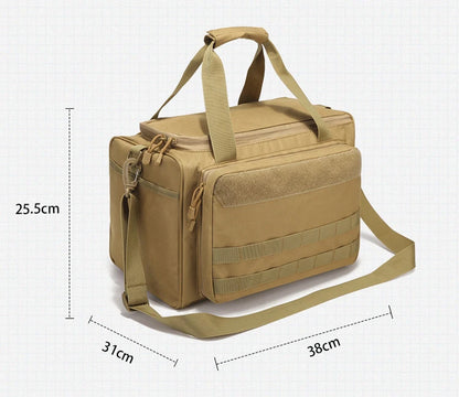 Tactical Gun Bag Outdoor Sling Bag Splashproof Handbag Sports Hunting Fishing Multifunction Large Capacity Storage Bag