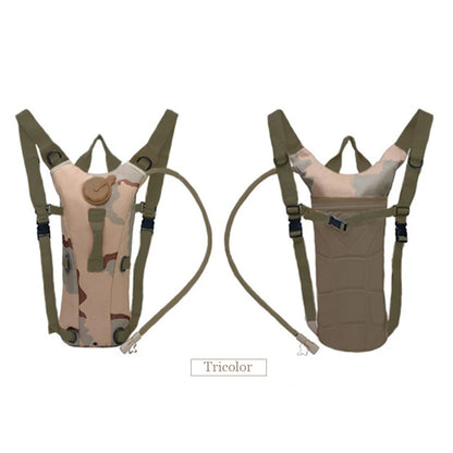 Tactical Hydration Pack Backpack Military Water-proof Nylon Water Bag with 3 Liter Bladder for Hiking Cycling Climbing