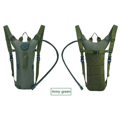 Tactical Hydration Pack Backpack Military Water-proof Nylon Water Bag with 3 Liter Bladder for Hiking Cycling Climbing