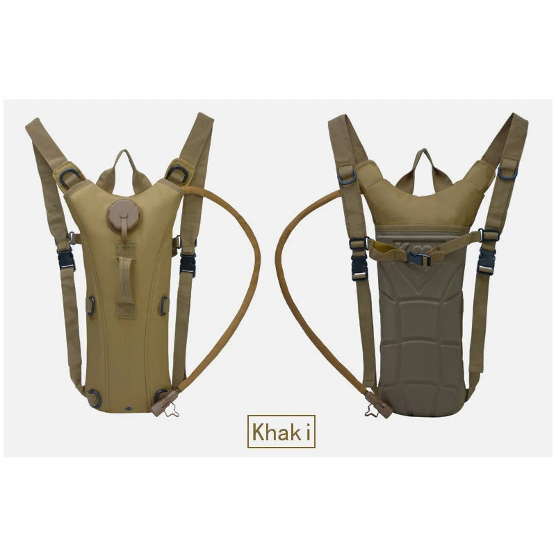 Tactical Hydration Pack Backpack Military Water-proof Nylon Water Bag with 3 Liter Bladder for Hiking Cycling Climbing