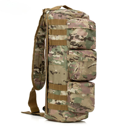 Tactical Outdoor Bag Multifunction Backpack Chest Bag Camo Waterproof Sports Training Camping Fishing Bag