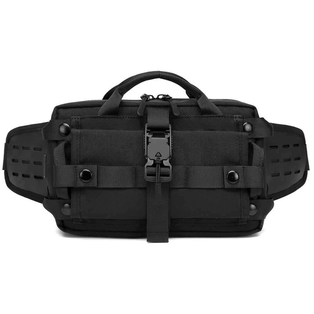 Tactical fanny pack Waist Bag Sports Chest Pack Waterproof Shoulder Belt Bag EDC Crossbody Bags for Hunting Camping Hiking