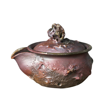 Taiwan Firewood Aquarius Pot Vintage Teapot Stoneware Tureen Japanese Style Pot