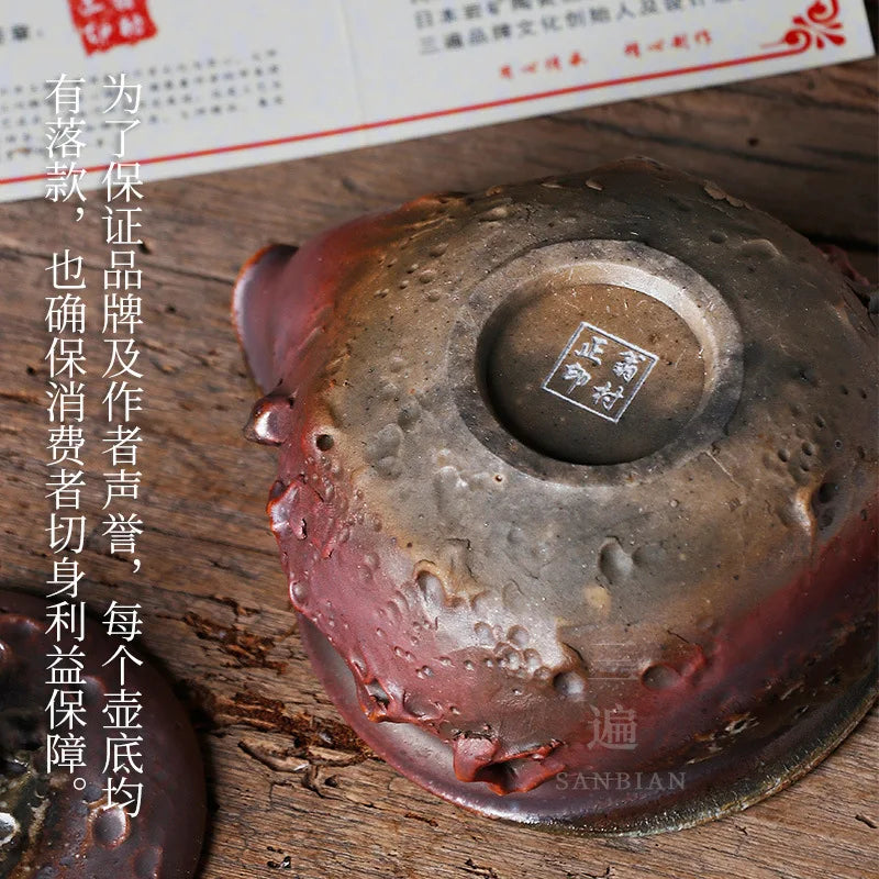 Taiwan Firewood Aquarius Pot Vintage Teapot Stoneware Tureen Japanese Style Pot