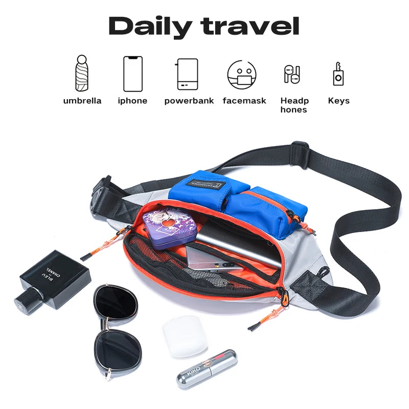 TangCool Man Bag Free Shipping Waterproof Oxford Men Chest Bag Sport Crossbody Shoulder Bags Unisex Fanny Pack