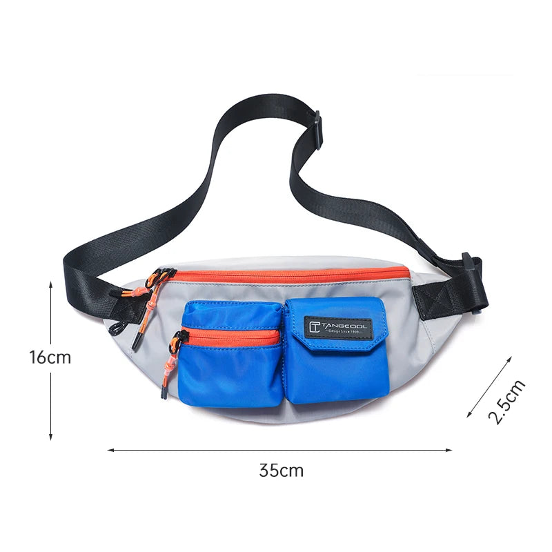 TangCool Man Bag Free Shipping Waterproof Oxford Men Chest Bag Sport Crossbody Shoulder Bags Unisex Fanny Pack
