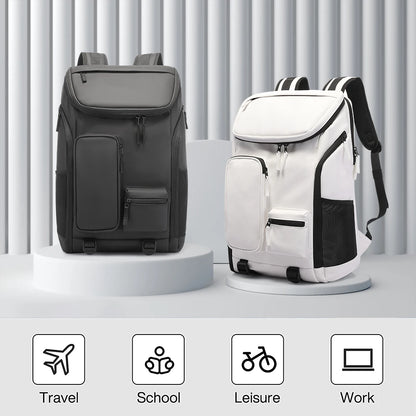 Tangcool New Men's Backpack Cross Border Trend Business Backpack Men's Multi Functional Large Capacity Computer Bag Shoes Slots