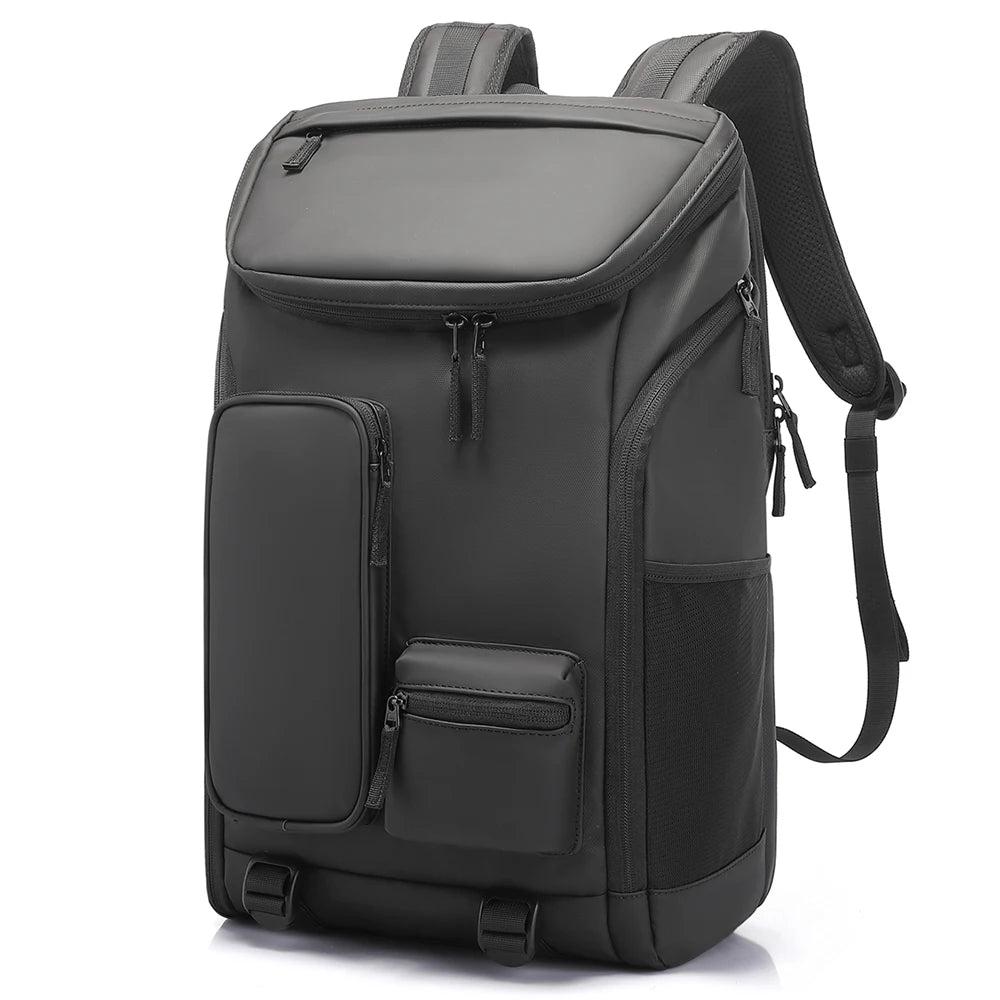 Tangcool New Men's Backpack Cross Border Trend Business Backpack Men's Multi Functional Large Capacity Computer Bag Shoes Slots
