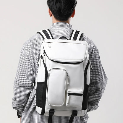 Tangcool New Men's Backpack Cross Border Trend Business Backpack Men's Multi Functional Large Capacity Computer Bag Shoes Slots