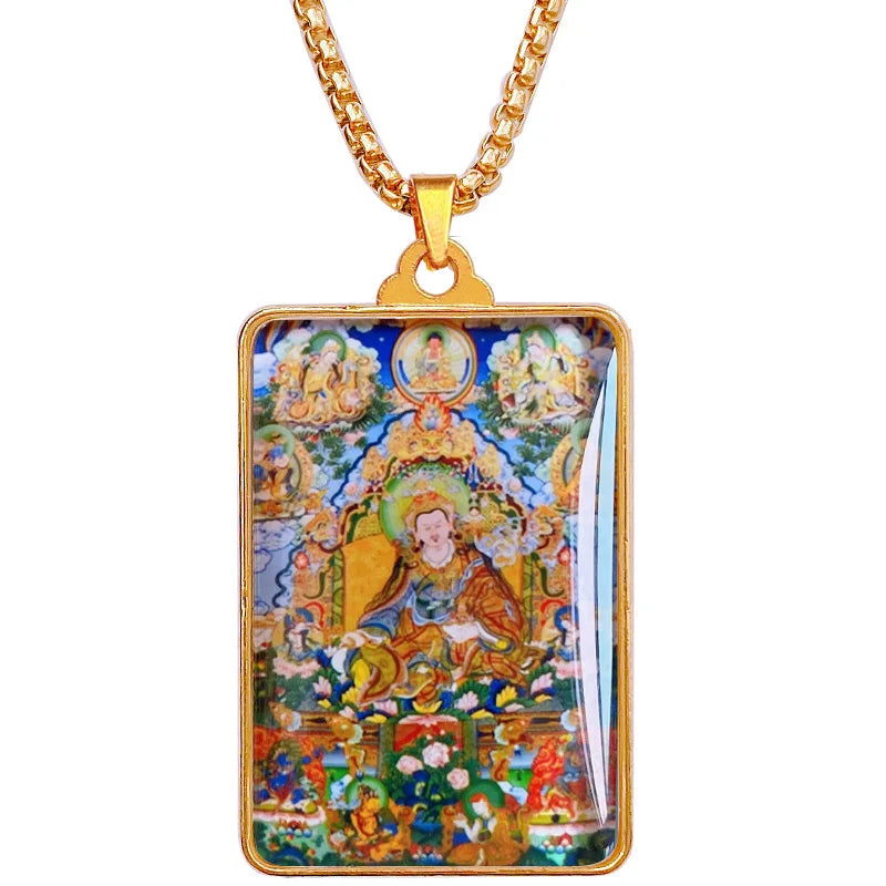 Tara Guanyin Guru Rinpoche Buddha God of wealth Amulet Pendant Thailand Tibet efficacious safety good luck exorcise evil spirit