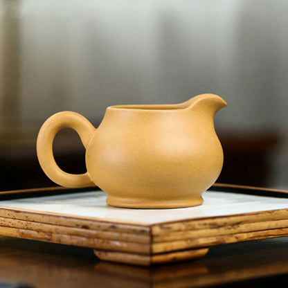 Taza de Feria de púrpura hecha a mano, doméstica, separador té de barro, de de té chino, mineral crudo, taza de Zisha, 210ml