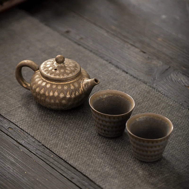 Tea Art Tea Set Household Ceramic Complete Set Cup Sets Teaware Kitchen Dining Bar Home Garden