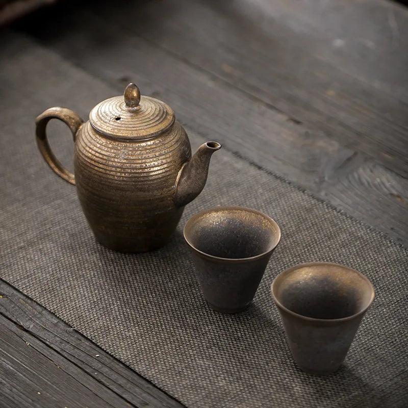 Tea Art Tea Set Household Ceramic Complete Set Cup Sets Teaware Kitchen Dining Bar Home Garden