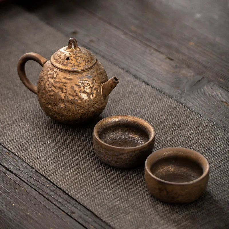 Tea Art Tea Set Household Ceramic Complete Set Cup Sets Teaware Kitchen Dining Bar Home Garden