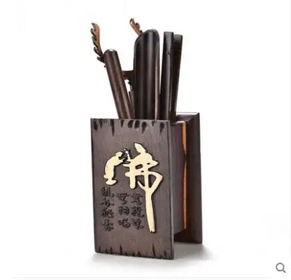 Tea Ceremony Six Gentlemen Bamboo Ceramics Tea Accessories, Kungfu Teasets, Pen, Spoon, Tube Make Tool Sets, Dropshipping