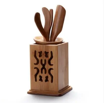 Tea Ceremony Six Gentlemen Bamboo Ceramics Tea Accessories, Kungfu Teasets, Pen, Spoon, Tube Make Tool Sets, Dropshipping
