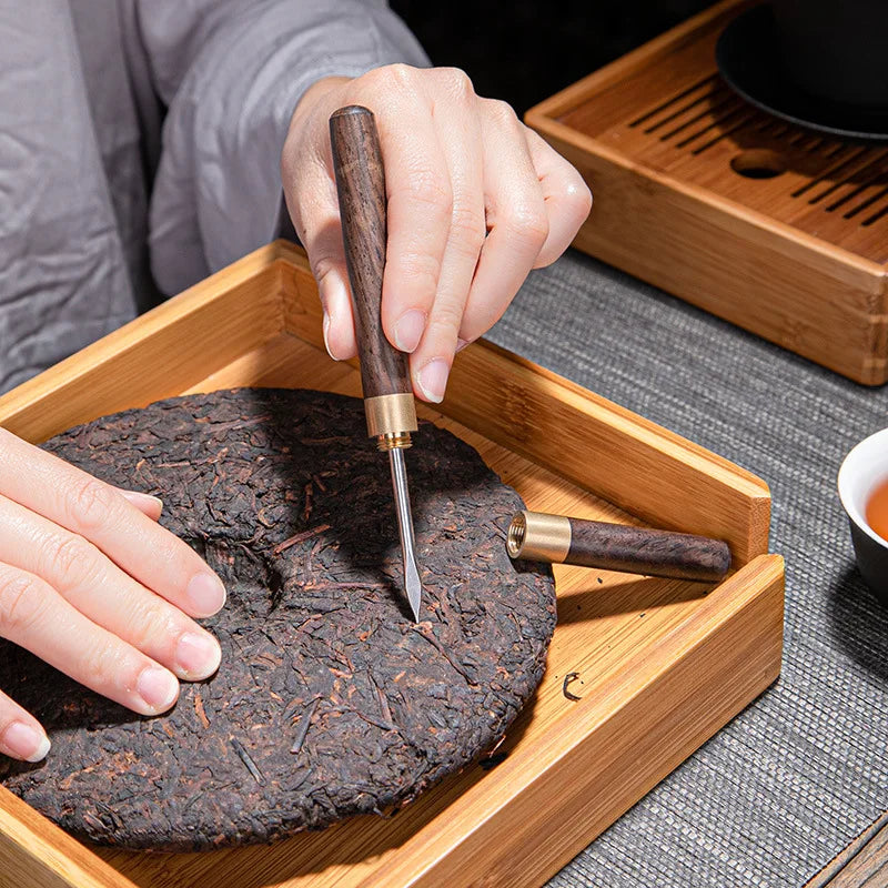 Tea Ceremony Six Gentlemen Set Kung Fu Tea Set Accessories Ebony Encyclopedia Tea Making Tools Tea Clip Spoon Tea Art Accessorie