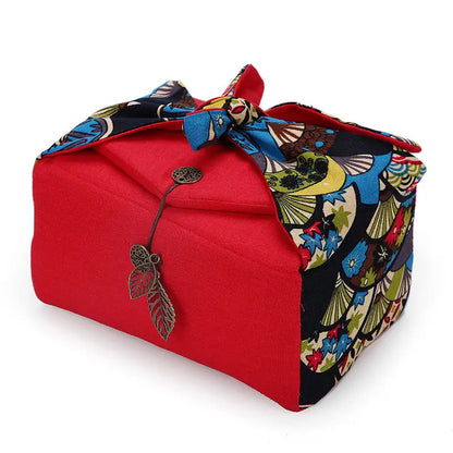 Tea Cozies Travel Tea Set Storage Bag, Tea Accessories, Cotton Linen Bag, Cloth Drinkware, Tea Ware Suit for 1 Pot 4 Cups