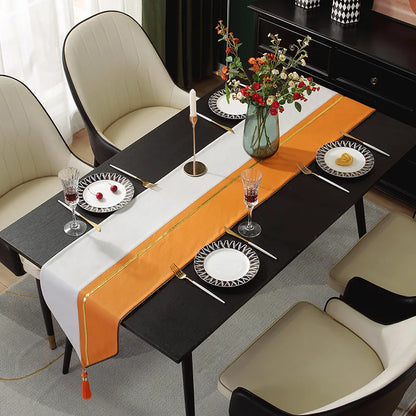 Tea Flag Table Runner Wedding Modern Light Luxury Sample Room Nordic Simplicity Tv Cabinet Fabric Linen Home Textile Garden