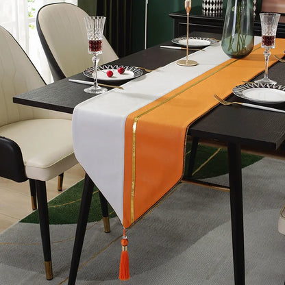 Tea Flag Table Runner Wedding Modern Light Luxury Sample Room Nordic Simplicity Tv Cabinet Fabric Linen Home Textile Garden