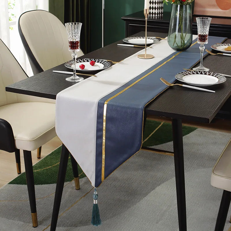 Tea Flag Table Runner Wedding Modern Light Luxury Sample Room Nordic Simplicity Tv Cabinet Fabric Linen Home Textile Garden