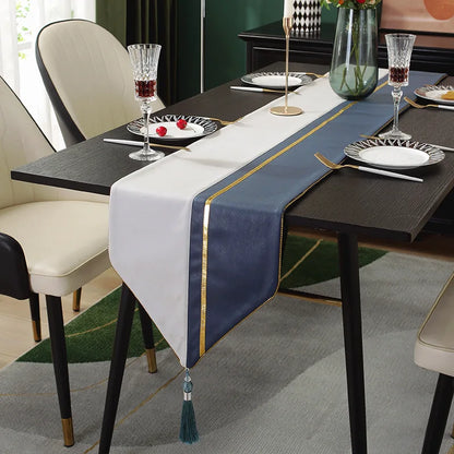 Tea Flag Table Runner Wedding Modern Light Luxury Sample Room Nordic Simplicity Tv Cabinet Fabric Linen Home Textile Garden