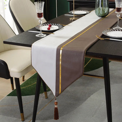 Tea Flag Table Runner Wedding Modern Light Luxury Sample Room Nordic Simplicity Tv Cabinet Fabric Linen Home Textile Garden